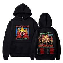 OsamaSon Jump Out Tour 2025 Merch Hoodies Unisex Fashion HipHop Streetwear Long Sleeve Sweatshirts - 黑色 - 查看 1