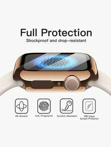 Huastonband 適用於 38mm/40mm/41mm/42mm/44mm/45mm/46mm/49mm，14mm 極薄玫瑰金金屬 7 珠可調節錶帶，兼容 Ultra 3/2/1 SE S11/S10/S9/S8/S7/S6/S5/S4 系列，女款金色風格，兼容，手錶保護殼，智慧手錶配件 - 玫瑰金 - 查看 10