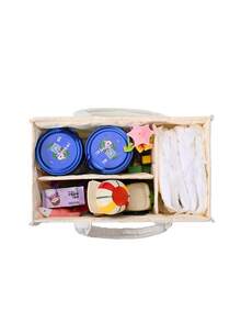 1 Túi đựng tã đa năng, Túi đựng tã gấp gọn dung tích lớn cho mẹ, thích hợp cho mọi mùa - trắng - Xem 7