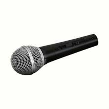 Professional Metal Wired Cardioid Dynamic Microphone Handheld Microphone Legendary Human Voice Microphone With 3m 6.35mm XLR Cable For Stage Performances, DJ, Karaoke, OK, Recording Of Human Voice Performances, Live Streaming - 黑色 - 查看 8
