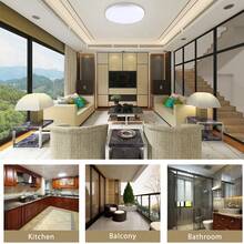 CANMEIJIA Đèn trần LED cảm biến chuyển động, phù hợp cho hành lang, phòng khách, phòng ngủ, phòng làm việc, tủ quần áo, nhà bếp, nhà kho, văn phòng, studio, cửa hàng. Chọn kích thước phù hợp dựa trên nhu cầu sử dụng của bạn. Hoạt động với nguồn điện xoay chiều 85V-265V. - Đèn trần cảm biến chuyển động LED - Xem 9