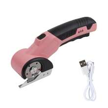Cordless Electric Scissors Cardboard Cutter USB Rechargeable Electric Fabric Scissors Cutter For Leather Carboard Carpet Cloth - Màu vàng - Xem 6