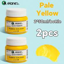 2 Bottle Marie's Fabric Paint, 50ml/1.7fl. Oz - Vibrant Colors Available For Clothes Permanent, Professional Textile Pigments Kit For Artists & Crafters, Ideal Gifts Art Tools For T-Shirts, Shoes, Jeans, Canvas Bags, DIY Projects In Christmas, New Year - 2pcs - View 31