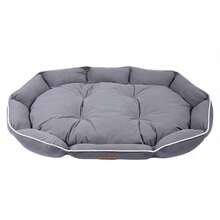 1pc Dog/Cat Bed, Suitable For Small/Medium/Large Dogs, All Season, Scratch & Bite Resistant, Machine/Hand Washable, Soft & Comfortable Fabric, Waterproof & Anti-Slip, Pet Sleeping Mat (Refer To Size Chart In Detail Images)