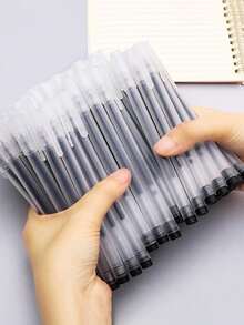 Neutral Pen, Fineliner, Ballpoint Pen, Signing Pen, Water Pen, Black Carbon Pen, Stationery - Black - View 2