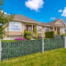 Outsunny Privacy Screen, Artificial Hedge For Garden And Terrace Wall Decoration, Dark Green 300x100cm, Easy To Maintain And Sunlight Resistant - 1 - View 4