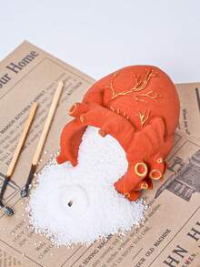 1 قالب سيليكون ثلاثي الأبعاد على شكل قلب لصنع مزهرية، قالب DIY إبداعي لمزهرية على شكل قلب، حامل أقلام، قالب من الجبس لترتيب الزهور والديكور المنزلي