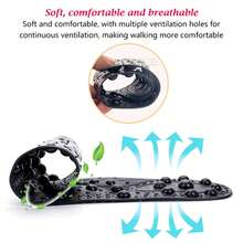 Premium 68 Magnetic Massage Insoles Foot Acupressure Shoe Pads Therapy Slimming Insoles Weight Loss Man & Women Unisex - 1PCS - View 6
