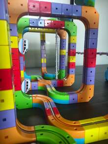 Rail Car Toy -32/48/88PCS Flexible Racing Track Set With Electric Train And Traffic Signs, DIY Children's Track Set Toy, Suitable For Boys And Girls Aged 3-8, Birthday Party Gift - Railcar - View 7