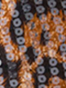 女士性感豹纹亮片拼接短裤，欧美时尚豹纹高腰修身迷你裙，春季款 - 彩色 - 查看 6