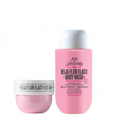 Sol De Janeiro Beija Flor 乳霜 0.84 Oz/25ml 與沐浴露 3.6 Oz/90ml