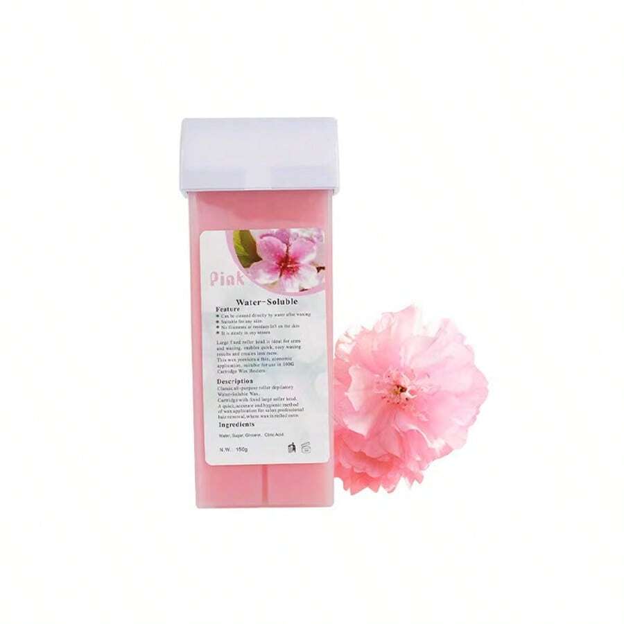 脱毛蜡纸、脱毛蜡块、热蜡机、便携式滚轮脱毛蜡,适用于全身、手臂和手部脱毛 - 彩色 - 查看 1