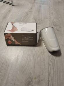 "Electroestimulador muscular portátil para piernas" - Blanco - Ver 2