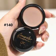 QIC 中等至全覆盖遮瑕膏 - 哑光效果，适合所有肤色，隐藏疤痕和暗斑，持久，植物配方，多色，小巧尺寸，适合随时随地化妆圣诞节冬季毕业生日假期春夏季 Y2K 时尚化妆化妆品派对海滩旅行露营户外学校校园旅行节日礼物玫瑰女孩礼物角色扮演最佳色彩魅力氛围面部化妆 - 黑管多色 - 查看 8
