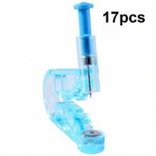 4/9/17pcs Ear Piercing Master Kit - Studs With Disposable Safety Crystal Earring Piercer Machine, Nose Lip Body Jewelry Piercing Tool, Disposable Ear Piercing Gun For Household Use, Easy To Operate And Clean