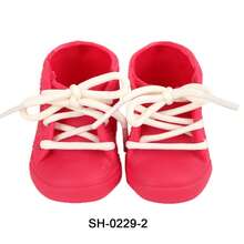 MSYO 多种颜色可选，时尚娃娃鞋，适合18英寸娃娃，是送给小女孩的理想生日礼物或节日礼物。 - 彩色 - 查看 4