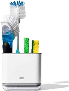 Good Grips - Organizador de Lavabo, Color Blanco - Acero Inoxidable - Ver 7