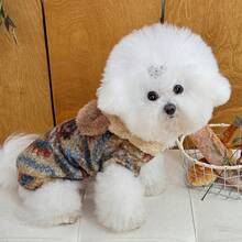 One Pet Winter Pet Vest, Plush Thick Dog Clothing, Cat Pullover, Suitable Clothing For Dogs To Wear In Winter - Apricot - View 1