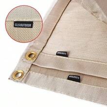 Outdoor Camping Flame Resistant Cloth Picnic Barbecue Heat Insulation Mat, Flame Resistant High Temperature Resistant Fiberglass Pad, Camping Picnic Kitchen Supplies - Khaki - View 5