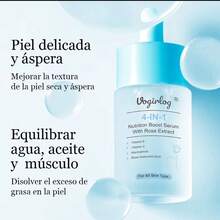 Kit de 6 piezas Skincare basico de cuidado de la piel para todo tipo de piel,con Ácido hiarulonico,Extracto de rosa,vitamina E y C,Niacinamida-c,incluye limpiador,tonico,lotion,suero ,crema de ojo,y crema de rostro,para cuidar su piel,CREMA DE KIT DE 6PIEZAS ,BOTELLA AZULES - Azul - Ver 6