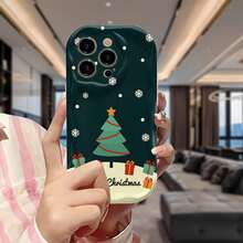 ShouJiKe navidad copo de nieve con crema de las olas, el  / 13/12/11 14/15/16 / X/XS XS Max/Max/Pro Plus, cumpleaños, el perfecto regalo, regalo, regalo de san valentín - Mezcla de color 1 - Ver 6