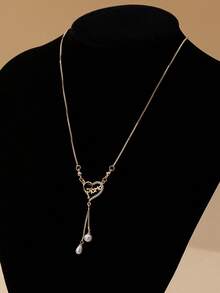 قلادة "ماما" الفاخرة بشكل قلب، مطلية بالذهب عيار 22 قيراط، مرصعة بالزركونيا والشرابة، تصميم فريد لسلسلة الترقوة، هدية عيد الأم، إكسسوار للاستخدام اليومي