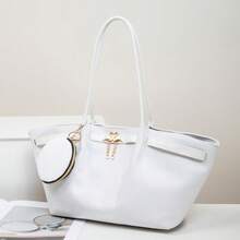 Bolsa de ombro feminina vintage Maillard de grande capacidade, modelo novo e moderno, versátil e ideal para o dia a dia.