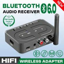 KZ Bluetooth 6.0 Audio Receiver, 3.5mm AUX R/L RCA Hi-Fi Stereo Wireless Adapter With Microphone, Supports USB Disk Playback, Suitable For Car Speakers, Amplifiers And Desktop Speakers - Black - View 1