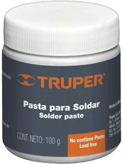 Truper PASO-100, Pasta para soldar, 100 g