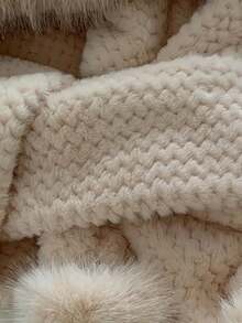 1 Peça, Chapéu Quente de Inverno, Cachecol, Acessórios 2 em 1, Formato de Animal Fofo, Cachecol Grosso e Elástico para Pescoço Quente, Orelhas de Personagem, Chapéu Felpudo de Pelúcia Feminino, Design de Animal Fofo, Opção de Presente Ideal para Acessórios de Inverno da Família e Amigos