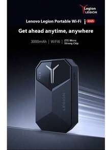 Dispositivo portátil de acceso a internet 4G Lenovo LM60 Legion, universal, sin SIM, WiFi 6, para coche, 2025, color negro. - Negro - Ver 3