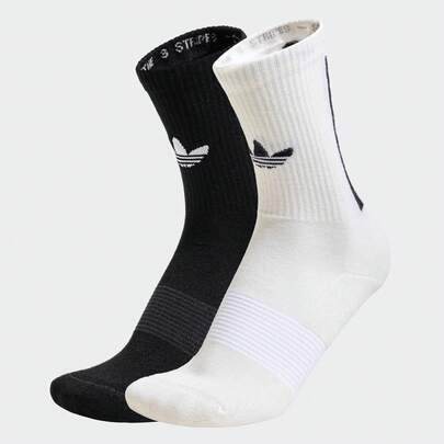 Adidas 2 Pairs Unisex Casual Sports Mid-Calf Socks, IR5731