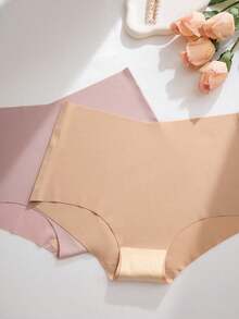 5 Packs Of Seamless Comfortable High-Waisted Brief In Versatile, Skin-Friendly Colors - Multicolor - View 7