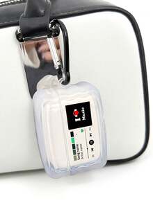 1pc Customized Bluetooth Transparent Earphone Case, Customizable Music Player With Song Title, Artist Name And Photo Personalization, Fashionable Soft TPU Earphone Box With Cute Text Design, Compatible With 1/2/3/4 Pro/Pro2