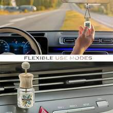 Osmore Birthday Gift, Gift For Friends, Car Air Hanging Fragrance Oil Diffuser, Car Air Freshener Diffuser For Essential Oils Scents Fragrance Aromatherapy Automobile Diffuser, Long Lasting Car Diffuser2-3Pack,Car Air Freshener Vanilla - 2pack-mint - View 6