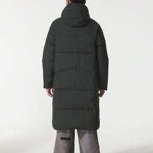 Adidas [Men's Sports Suit] 3S L DOWN JKT Long Jacket/Down Jacket, Duck Down, 80%+ Down Content; M 3S FL TC PT Knitted Fleece-Lined Casual Training Outdoor Running Pants - Black - View 5