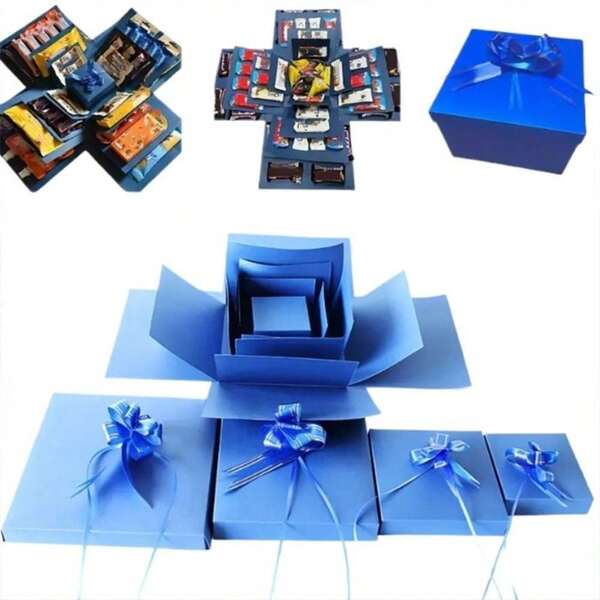 DIY Surprise Explosion Gift Box Birthday Gift Box Surprise Explosion Box Candy Wedding Birthday Surprise Box For Birthdays Valentine's Weddings