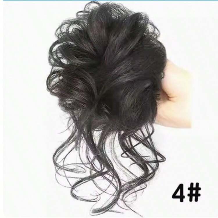 LYSW Tóc giả búi lỏng kiểu scrunchie, tóc giả đuôi ngựa dài bồng bềnh tự nhiên, phụ kiện búi tóc tạo độ phồng tức thì, phụ kiện tóc nữ HA2728, dây buộc tóc, dây chun buộc tóc, dây chun buộc tóc, phụ kiện tóc tại nhà, phụ kiện làm đẹp - Nhiều màu - Xem 12
