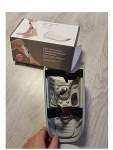 "Electroestimulador muscular portátil para piernas" - Blanco - Ver 1