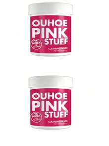 OUHOE Multi-Functional Stain Cleaning Cream, Gently Remove Heavy Household Kitchen Grease Universal Pink Bucket Degrease Polish Stain Remover Cleaning Paste - Pink - View 7
