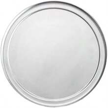 Kitchen bandejas planas para pizza, Plateado,(17 pulgadas Sartén para pizza) - Multicolor - Ver 1