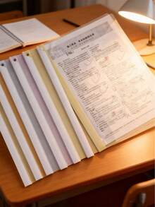 5pcs A4 Rotating Ring Binder Folders - Lockable Document Bags, Ideal For Students And Office, Perfect For Organizing Files, Reports, Resumes And Project Materials