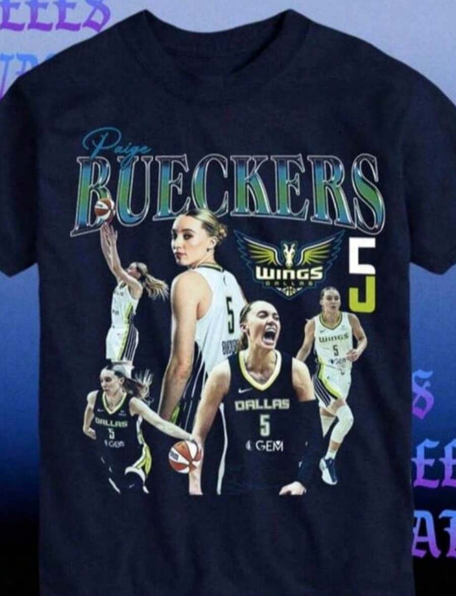 Paige Bueckers Fan Shirt - Black - View 1