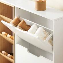 SoBuy Shoe Cabinet FSR183-WN - White - View 10