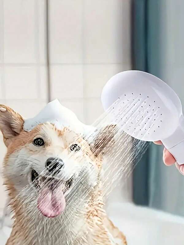 Cabezal de ducha portátil de 360° con manguera larga - Rociador de mano desmontable, flujo de agua ajustable, plástico, ideal para champú, baño de mascotas y limpieza de fregadero, accesorio de baño, accesorio de baño moderno, fácil instalación (color aleatorio) Accesorios de baño Herramientas de baño