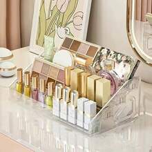 1Piece Home Lipstick And Cosmetics Storage Rack, Multi-Layer Transparent Nail Polish Display Rack, Nail Art Storage Box, Storage Rack - Multicolor - View 16