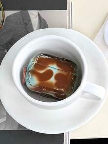 Ins Style Simple Blue & Brown Gradient 4/ Pro 3/ 2 Wireless Bluetooth Earphone Soft Protective Case, Suitable For Women - Multicolor - View 6