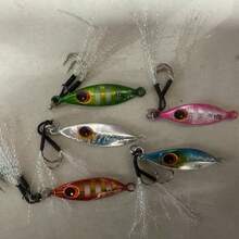 1 件/5 件大号鱼饵铅坠 10 克 鱼饵 海水鱼饵 金属鲈鱼鱼饵 Lsca 人造鱼 闪光全息图 - 彩色 - 查看 12