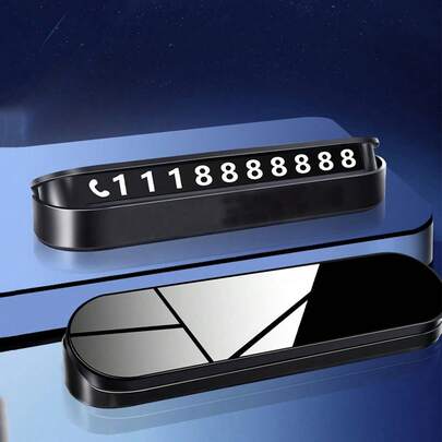 1pc Car Styling Temporary Parking Card Phone Number Card Plate Telephone Number Car Park Stop In Car-Styling Automobile Accessories