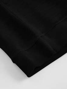 Statement Gold ECKO Hoodie – Women's Oversized Black Streetwear: Large "ECKO" Typography + Rhino Badge, 72 Detail: Front Pocket, Warm Pullover For Jeans Pairing, Weekend Hangouts, Fall Casual – Machine Washable Pick - black2 - 查看 3